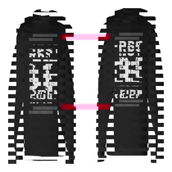 金持ちを食べて金持ちを食べろ 長袖Tシャツ - Kawaiitshirt