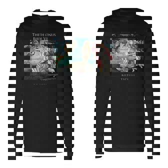 金星の誕生 有名な絵画 ボッティチェリ 長袖Tシャツ - Kawaiitshirt