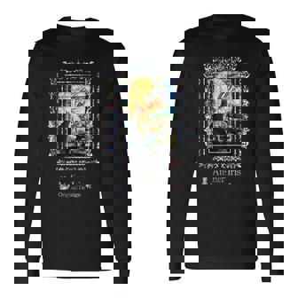 金魚さんとチュッ 猫 金魚 長袖Tシャツ - Kawaiitshirt