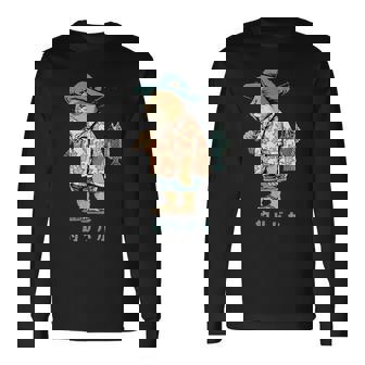 釣りバカ 釣り 猫 釣りおじさん 釣りガール 釣りボーイ 釣り好き かわいい おしゃれ おもしろ イラスト 長袖Tシャツ - Kawaiitshirt