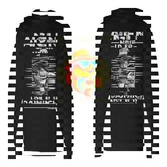 釣り人の服 面白いことわざ釣りとビールサーモンデザイン 長袖Tシャツ - Kawaiitshirt