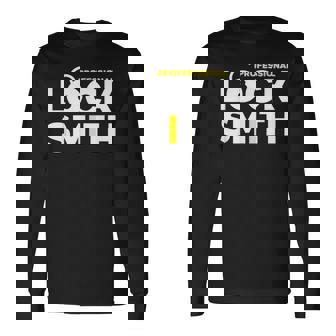 鍵屋ロックピッキングプロフェッショナルロックスミス 長袖Tシャツ - Kawaiitshirt