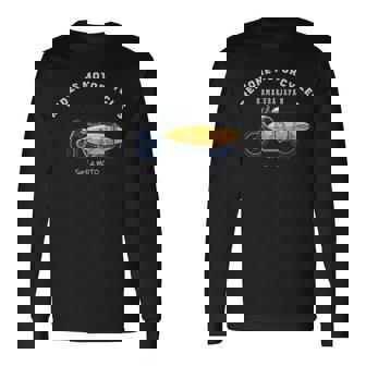 鎌倉 ジャパン おしゃれ クール サーフィン バイク オートバイ サーファー サーフボード 長袖Tシャツ - Kawaiitshirt