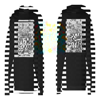 開花した外観のためのかなり新しい成長スタイル 長袖Tシャツ - Kawaiitshirt