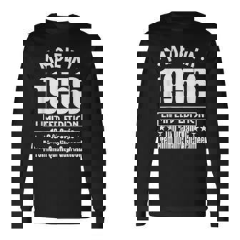 限定版 1956 誕生日 1956年 1956年生まれ 長袖Tシャツ - Kawaiitshirt