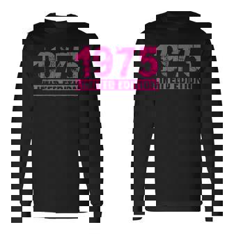 限定版 1975 誕生日 1975年 1975年生まれ 長袖Tシャツ - Kawaiitshirt