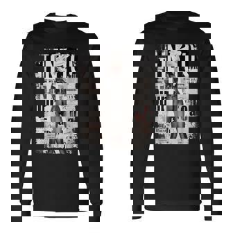 雑誌の表紙ヴィンテージガールバニーコラージュセクシーモデルピンナップ 長袖Tシャツ - Kawaiitshirt