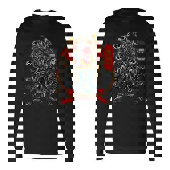 雷神 雷神 古代日本神話 神々 長袖Tシャツ - Kawaiitshirt