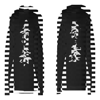 青春 文字入り 漢字 熟語 シンプル 黒 他カラー メンズ レディース 大きいサイズ 筆文字 長袖Tシャツ - Kawaiitshirt