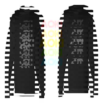 青木 名前 長袖Tシャツ - Kawaiitshirt