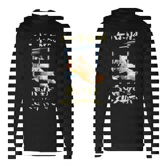 面白いtシャツ コーギー 犬 ハードル メンズ 犬好き グッズ かわいい おもしろ 面白い 服 ネタ 長袖Tシャツ - Kawaiitshirt