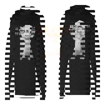 面白いtシャツ シーズー 犬 イヌ わんこ メンズ 犬好き グッズ かわいい 面白い 服 ネタ 筋トレ 長袖Tシャツ - Kawaiitshirt