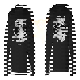 面白いtシャツ チワワ 犬 イヌ わんこ メンズ 犬好き グッズ かわいい おもしろ 面白い 服 ネタ 長袖Tシャツ - Kawaiitshirt