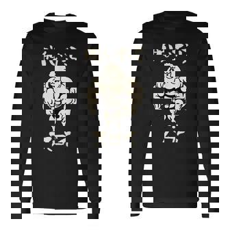 面白いtシャツ トイプードル 筋トレ 犬 イヌ わんこ メンズ 犬好き グッズ かわいい 面白い 服 ネタ 長袖Tシャツ - Kawaiitshirt