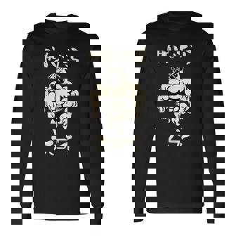 面白いtシャツ パグ 筋トレ 犬 イヌ わんこ メンズ 犬好き グッズ かわいい 面白い 服 ネタ 長袖Tシャツ - Kawaiitshirt