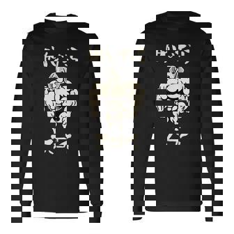 面白いtシャツ ビーグル 筋トレ 犬 イヌ わんこ メンズ 犬好き グッズ かわいい 面白い 服 ネタ 長袖Tシャツ - Kawaiitshirt