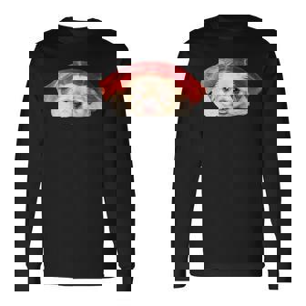 面白いtシャツ ペキニーズ 犬 イヌ 寿司 メンズ 犬好き グッズ かわいい おもしろ 面白い 服 ネタ 長袖Tシャツ - Kawaiitshirt