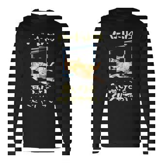 面白いtシャツ 猫 ネコ ハードル メンズ 猫好き グッズ おもしろ 面白い 服 ネタ にゃんこ 長袖Tシャツ - Kawaiitshirt