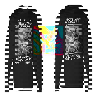 面白いtシャツ 猫 ネコ メンズ 猫好き グッズ おもしろ 面白い 服 ネタ にゃんこ 猫の下僕 長袖Tシャツ - Kawaiitshirt