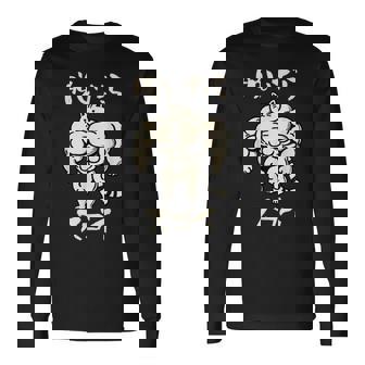 面白いtシャツ 猫 ネコ 筋トレ メンズ 猫好き グッズ おもしろ 面白い 服 ネタ にゃんこ 猫の下僕 長袖Tシャツ - Kawaiitshirt