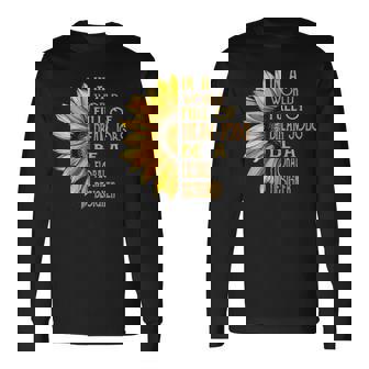 面白いひまわり柄シャツ 花柄デザイナーシャツ 長袖Tシャツ - Kawaiitshirt