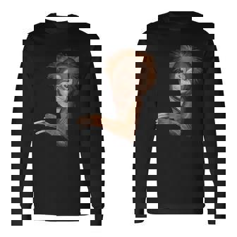 面白いオランウータン 長袖Tシャツ - Kawaiitshirt