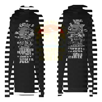 面白いオートバイの引用句 メンズ レディース オートバイ愛好家ライダー 長袖Tシャツ - Kawaiitshirt