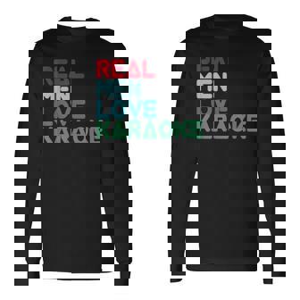 面白いカラオケ格言デザイン カラオケ バー カラオケ歌手 長袖Tシャツ - Kawaiitshirt