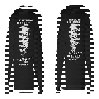 面白いクラシカルギリシャ語引用 ディオゲネスからアレクサンダーへ The 長袖Tシャツ - Kawaiitshirt