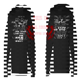 面白いザリガニの恋人シーフードザリガニを食べる 長袖Tシャツ - Kawaiitshirt