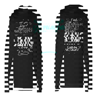 面白いスケートグラフィック I've Got 99 Problems 長袖Tシャツ - Kawaiitshirt