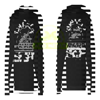 面白いスナップポップと決して止まらない日本料理 枝豆好き。 長袖Tシャツ - Kawaiitshirt