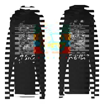 面白いハロウィンコスチュームキャラクター ホラー映画 長袖Tシャツ - Kawaiitshirt