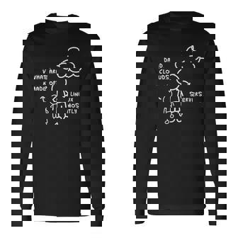 面白いプログラミングソフトウェア開発者から作られた雲とは 長袖Tシャツ - Kawaiitshirt
