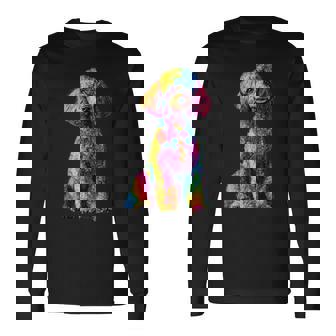 面白いプードル犬 動物愛好家 犬の飼い主 プードル犬 Poodle Animal Lover Dog Owner 長袖Tシャツ - Kawaiitshirt