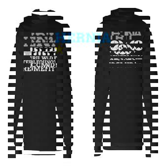 面白いヘルニア 長袖Tシャツ - Kawaiitshirt