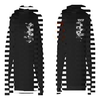 面白いペンブローク ウェルシュコーギー あなたのポケットにコーギー愛好家向け 長袖Tシャツ - Kawaiitshirt