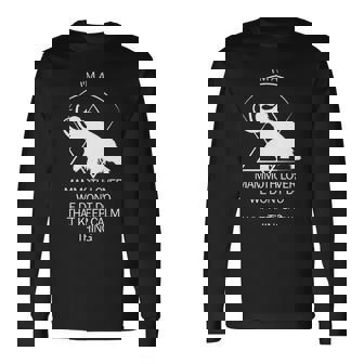 面白いマムート石器時代の氷河期デザイン 先史時代のデザイン 長袖tシャツ 長袖Tシャツ - Kawaiitshirt