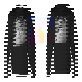 面白いミームハァキャット 長袖Tシャツ - Kawaiitshirt