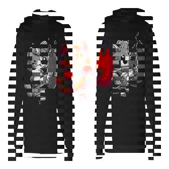 面白いムエタイ 長袖Tシャツ - Kawaiitshirt