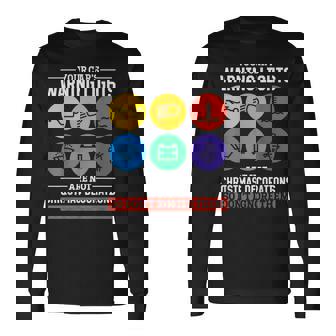 面白い車整備士のことわざ 自動車整備士 面白いメカニック 長袖Tシャツ - Kawaiitshirt