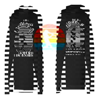 面白い野球の引用 長袖Tシャツ - Kawaiitshirt