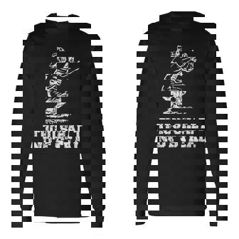 面白い野球選手キャッチャー ヴィンテージを盗んではなりません 長袖Tシャツ - Kawaiitshirt