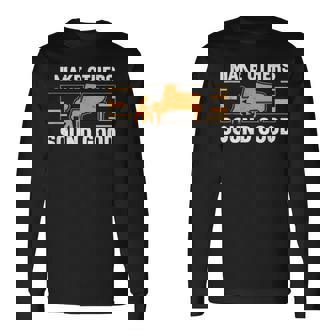 面白い音楽伴奏者 I Make Othersound Good Accompany 長袖Tシャツ - Kawaiitshirt