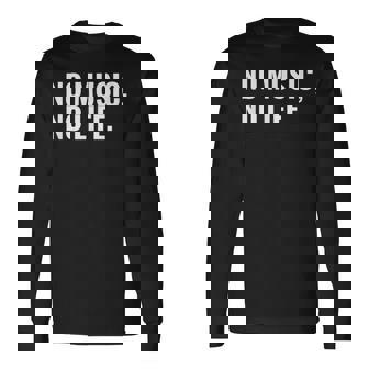 音楽家や音楽愛好家へのno Music No Life ギフト 長袖Tシャツ - Kawaiitshirt