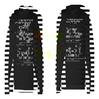 食虫植物 種 サラセニア ハエトリグサ 長袖Tシャツ - Kawaiitshirt