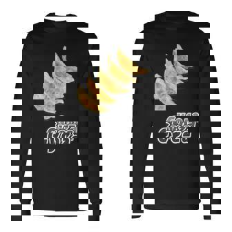 餃子 ぎょうざ Gyoza【中華 Okazu】ご飯タイム【変なtシャツ屋さん】面白い ポップ デザイン イラスト 長袖Tシャツ - Kawaiitshirt