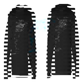 魚のシャチ 長袖Tシャツ - Kawaiitshirt