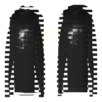 黄金比 フィボナッチ 数学先生 スパイラルスペース 惑星 ギフト 長袖Tシャツ - Kawaiitshirt