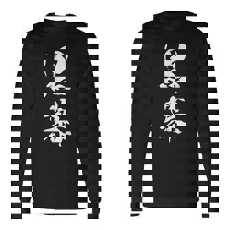 黒幕 おもしろ ユーモア ネタ 文字入り 漢字 黒 他カラー メンズ レディース 大きいサイズ 筆文字 長袖Tシャツ - Kawaiitshirt